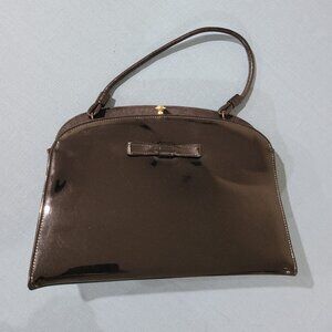 Vintage patent leather women's  handbag